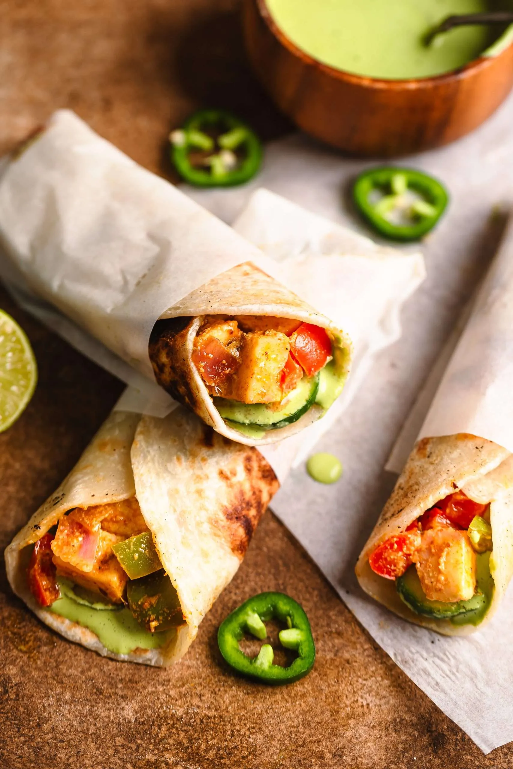 Paneer Tikka Roll