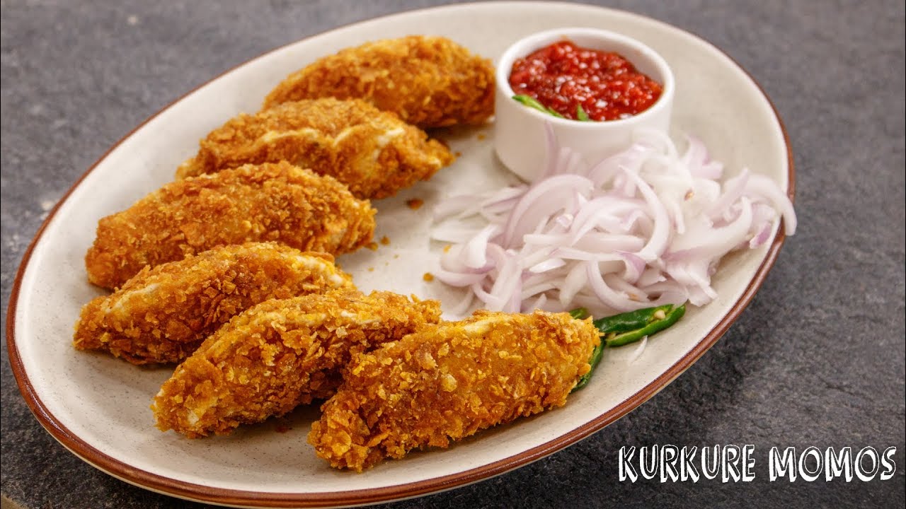 Soya/ Veg Momos kurkure